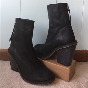 Free people "Marquis" suede heeled boots